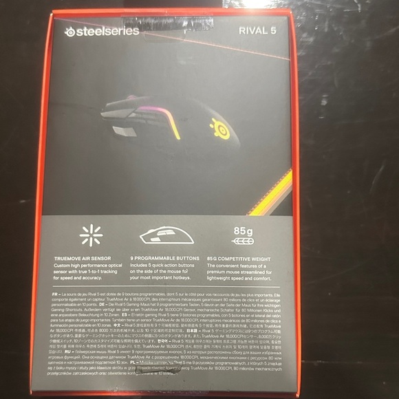 Rival 5 RGB Gaming Mouse - Picture 3 of 5